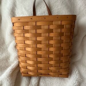 Longaberger wall hanging basket.